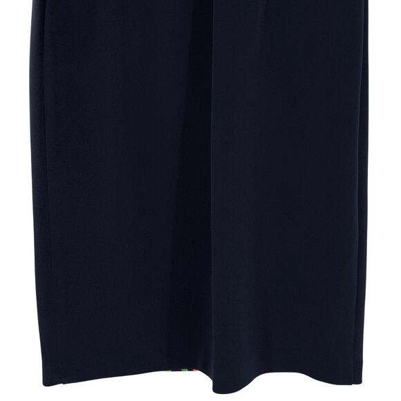 NEW Frank Lyman Black Navy Sheath Dress Floral Pattern Sleeveless Size 6 NWT - Picture 7 of 10